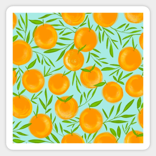 Oranges Sticker by Papergrape